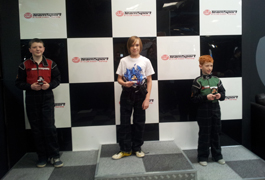 Racing Perfection Kart Academy Brighton Cadet Final Podium - Round 9